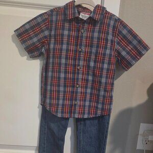 Wrangler 3T Button Up & Jeans Set NWB